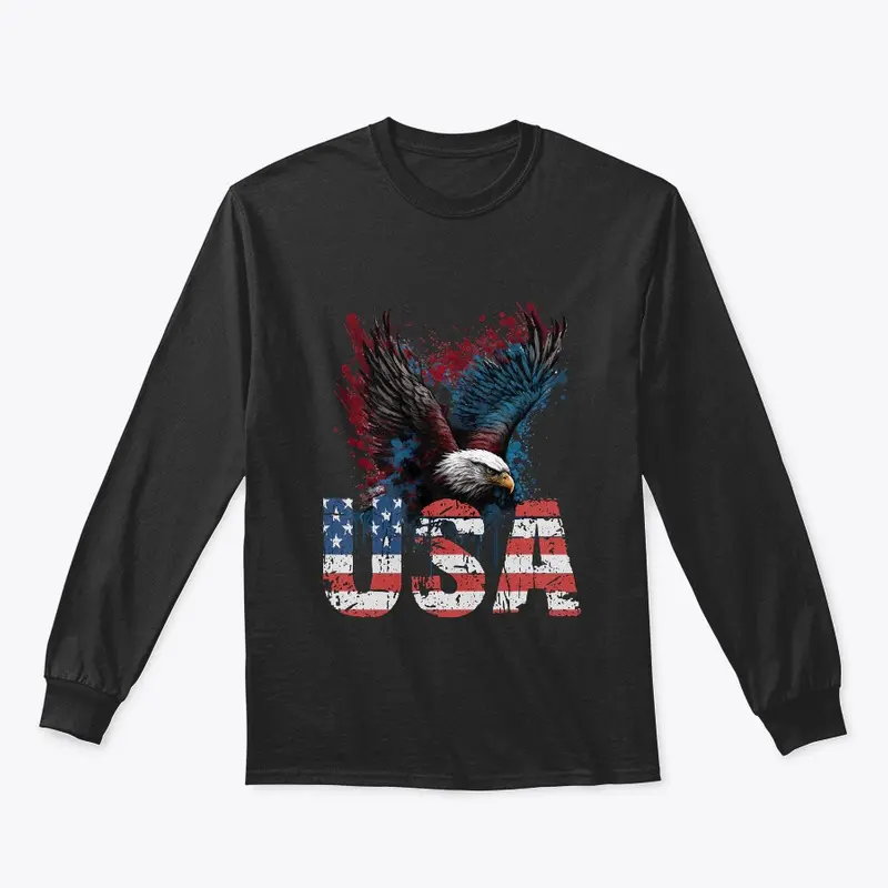 Patriotic US Eagle 008