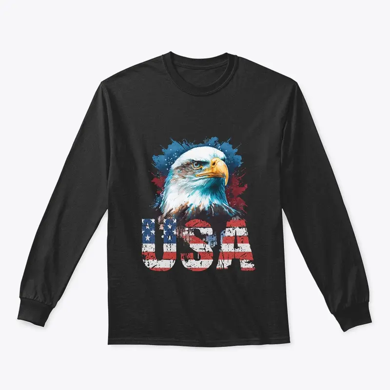 Patriotic US Eagle 011