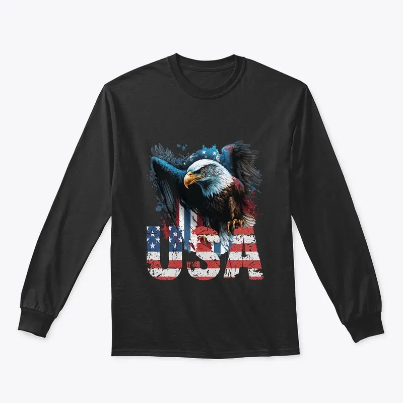 Patriotic US Eagle 009