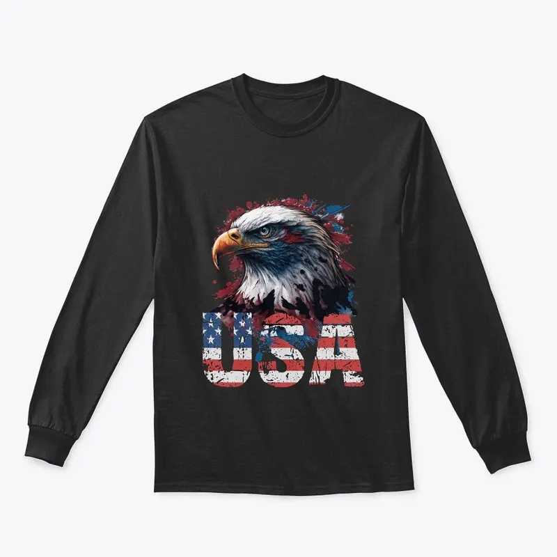 Patriotic US Eagle 012