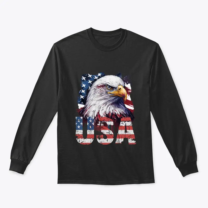 Patriotic US Eagle 016