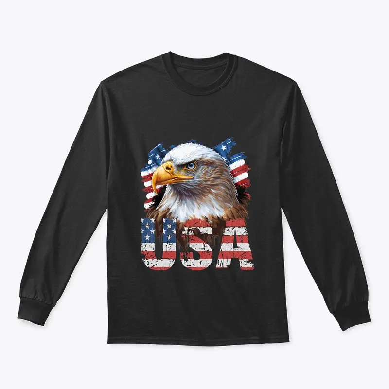 Patriotic US Eagle 014